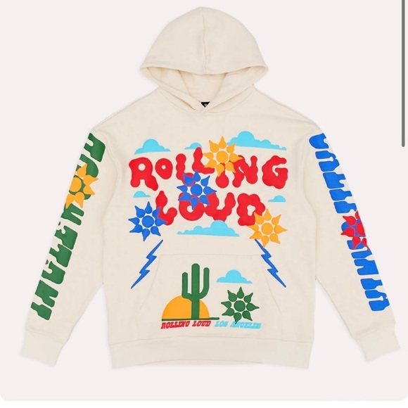 rolling loud Other - Rolling Lound WILD WEST HOODED SWEATSHIRT CALI 23 MEDIUM